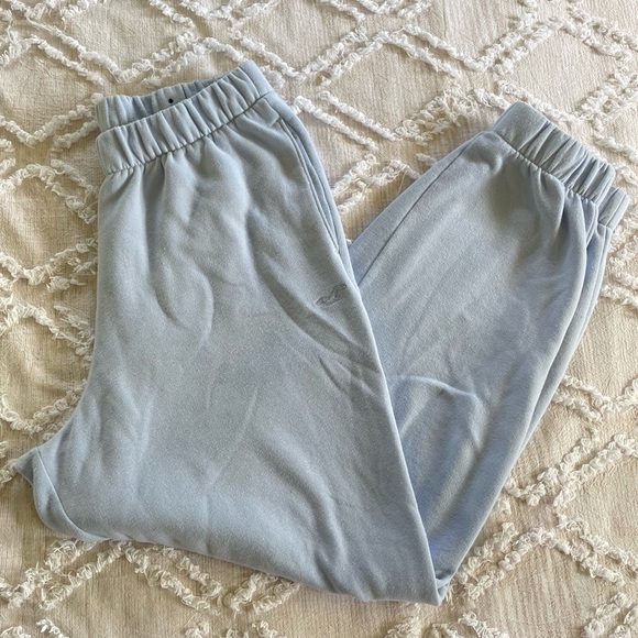 Hollister Pants - Hollister Light Blue Ultra High-Rise Dad Joggers